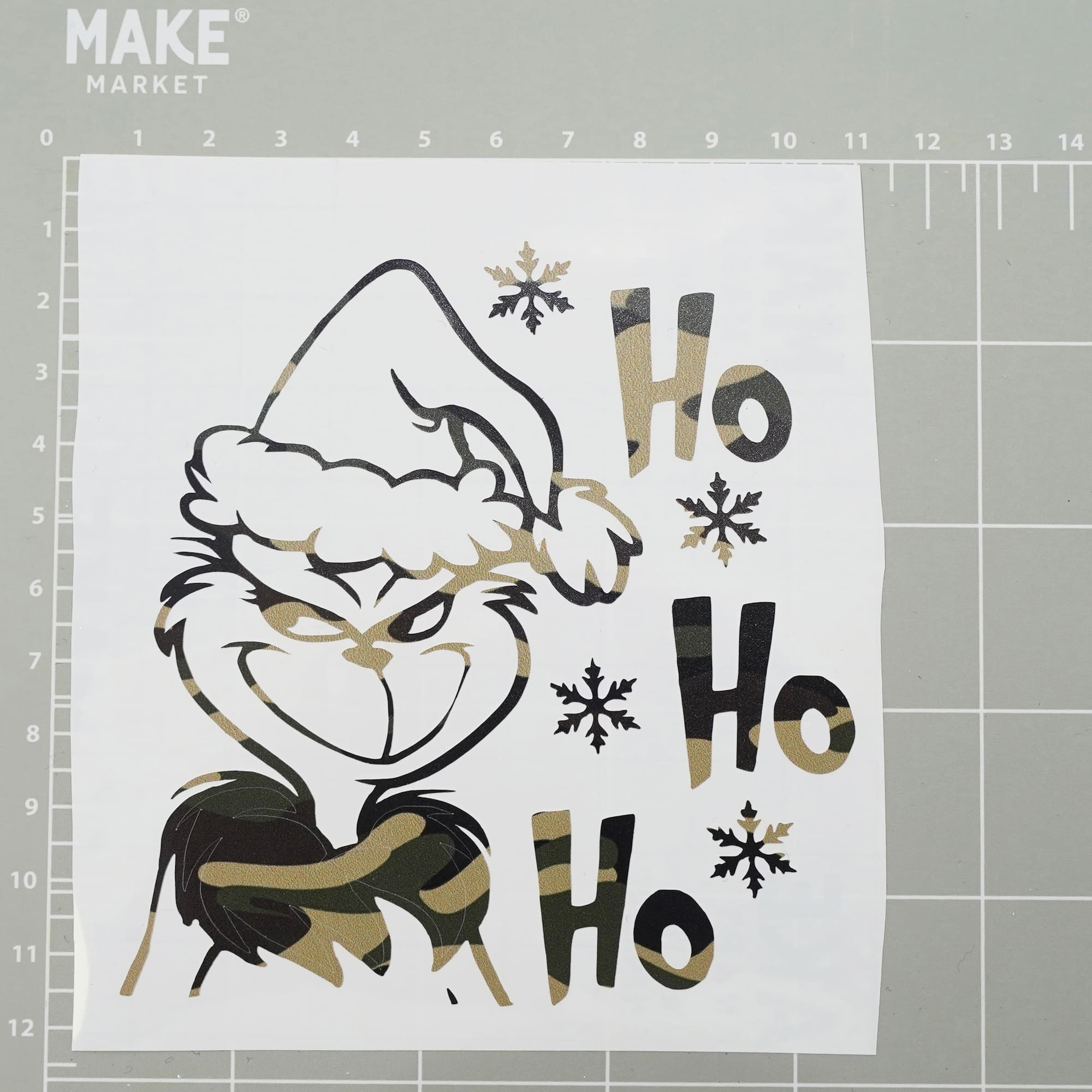 12 Pack: Camouflage Pattern Permanent Vinyl by Make Market®